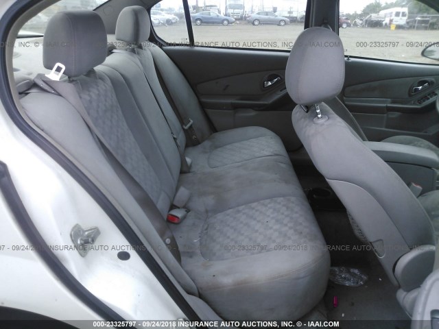 1G1ZT54884F206643 - 2004 CHEVROLET MALIBU LS 白色 照片 8