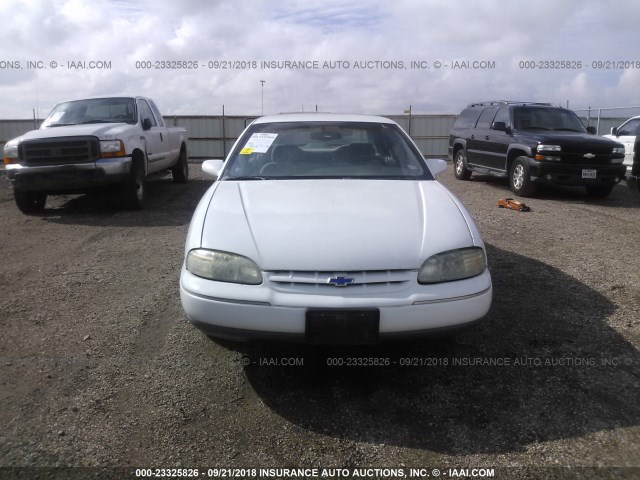 2G1WN52M6T9294161 - 1996 CHEVROLET LUMINA LS WHITE photo 6