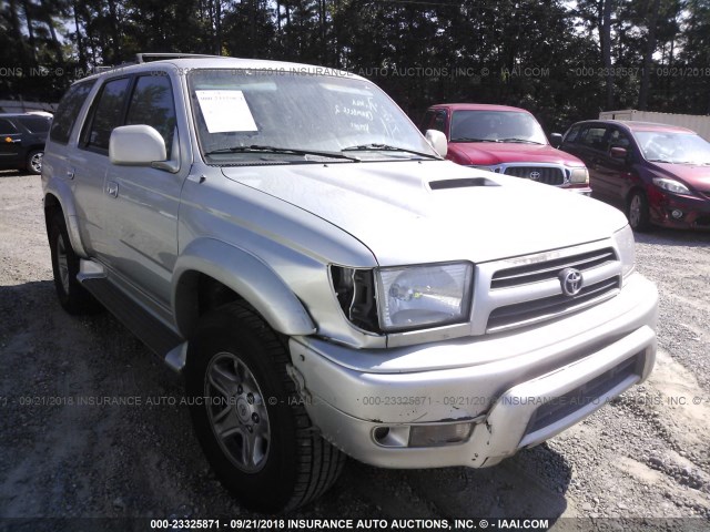 JT3GN86R6Y0153051 - 2000 TOYOTA 4RUNNER SR5 SILVER photo 1