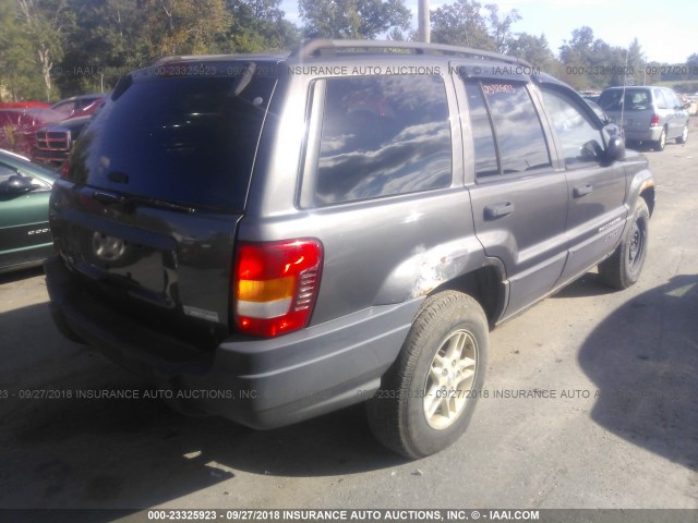 1J4GW48S34C424376 - 2004 JEEP GRAND CHEROKEE LAREDO/COLUMBIA/FREEDOM GRAY photo 4