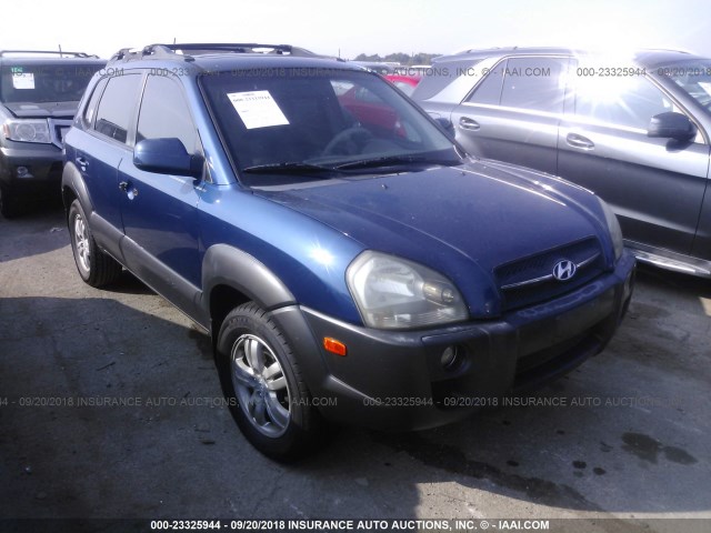 KM8JN12D46U290638 - 2006 HYUNDAI TUCSON GLS/LIMITED BLUE photo 1