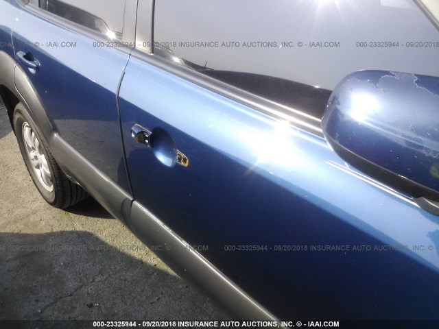 KM8JN12D46U290638 - 2006 HYUNDAI TUCSON GLS/LIMITED 蓝色 照片 6