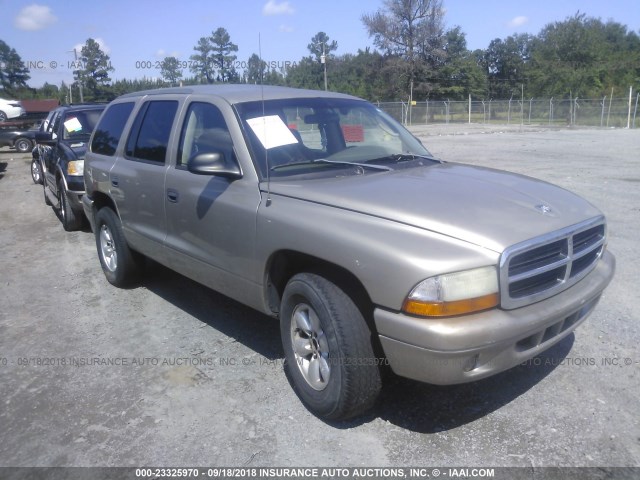 1D4HR38N73F528892 - 2003 DODGE DURANGO SPORT GOLD photo 1