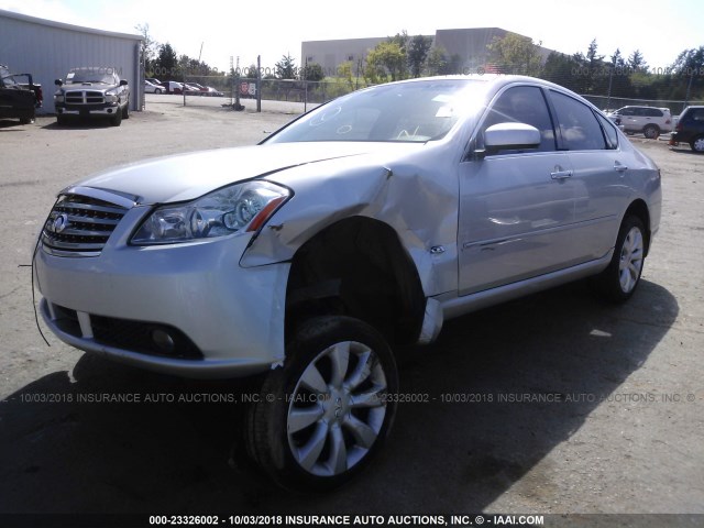 JNKAY01E26M104612 - 2006 INFINITI M35 SPORT SILVER photo 2