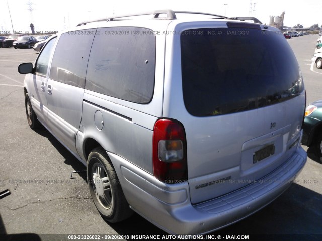 1GNDX13EX2D156334 - 2002 CHEVROLET VENTURE LUXURY SILVER photo 3