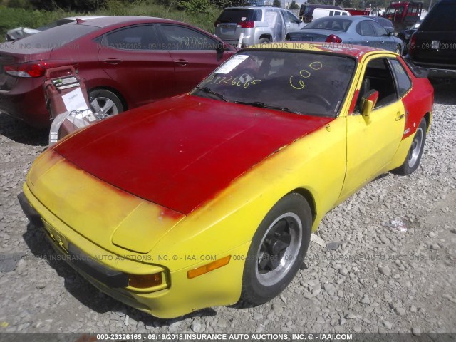 WP0AA0941DN461501 - 1983 PORSCHE 944 RED photo 2