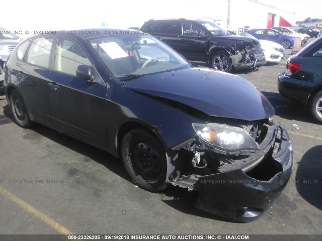 JF1GH61618H810947 - 2008 SUBARU IMPREZA 2.5I BLACK photo 1