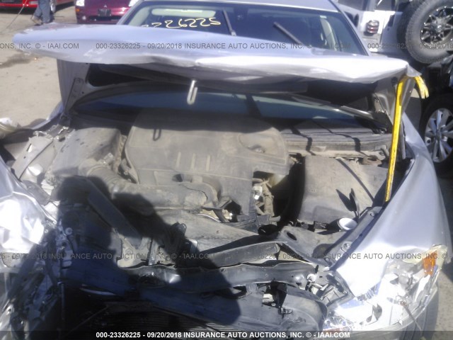 1G1ZG57B18F225519 - 2008 CHEVROLET MALIBU LS 银色 照片 10