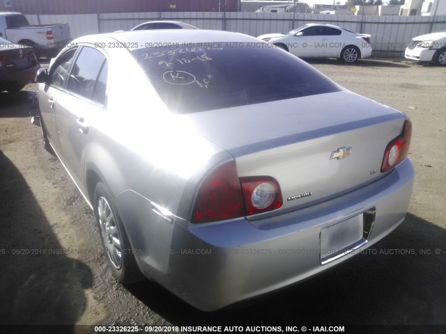 1G1ZG57B18F225519 - 2008 CHEVROLET MALIBU LS 银色 照片 3