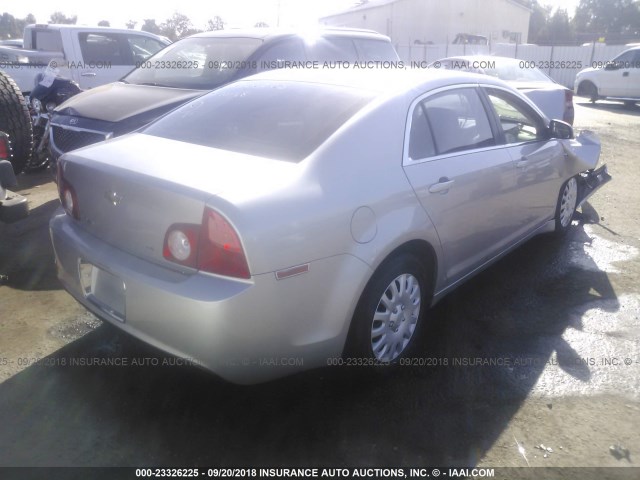 1G1ZG57B18F225519 - 2008 CHEVROLET MALIBU LS 银色 照片 4