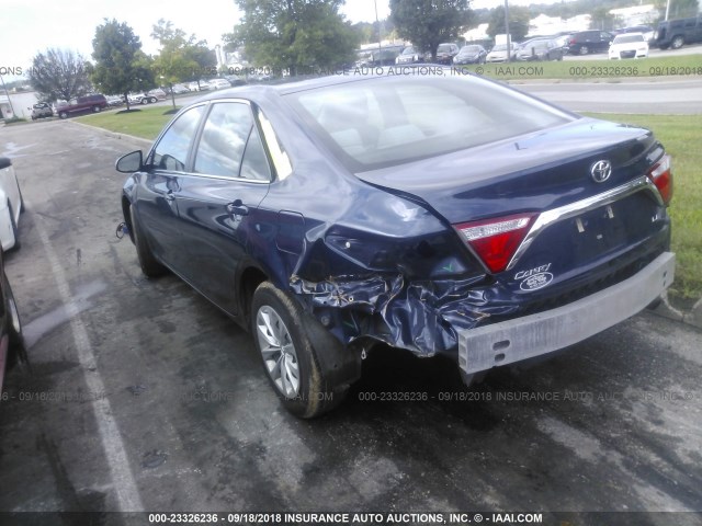 4T1BF1FK7GU602298 - 2016 TOYOTA CAMRY LE/XLE/SE/XSE 蓝色 照片 3