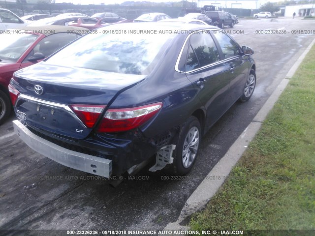 4T1BF1FK7GU602298 - 2016 TOYOTA CAMRY LE/XLE/SE/XSE 蓝色 照片 4