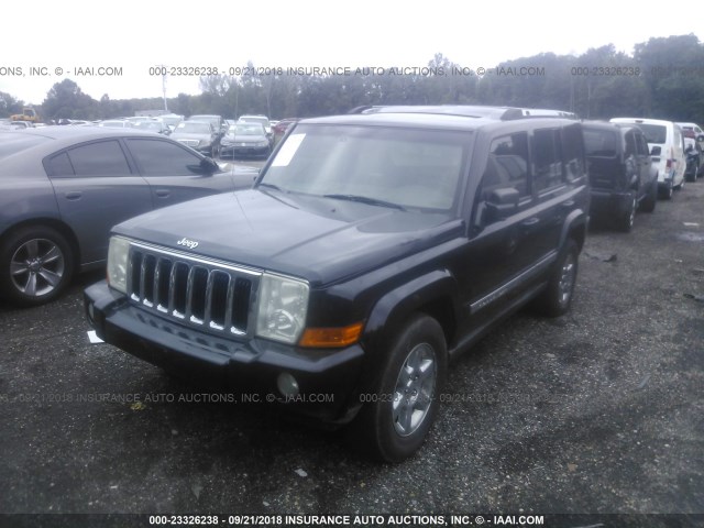 1J8HH58267C700086 - 2007 JEEP COMMANDER LIMITED BLACK photo 2