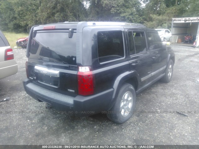 1J8HH58267C700086 - 2007 JEEP COMMANDER LIMITED BLACK photo 4