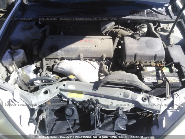 4T1BE32K74U828941 - 2004 TOYOTA CAMRY LE/XLE/SE SILVER photo 10