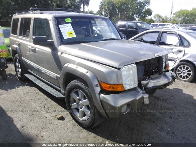 1J8HH58N96C196030 - 2006 JEEP COMMANDER LIMITED GOLD photo 1