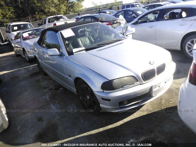 WBABR3342YEB39043 - 2000 BMW 323 CI SILVER photo 1