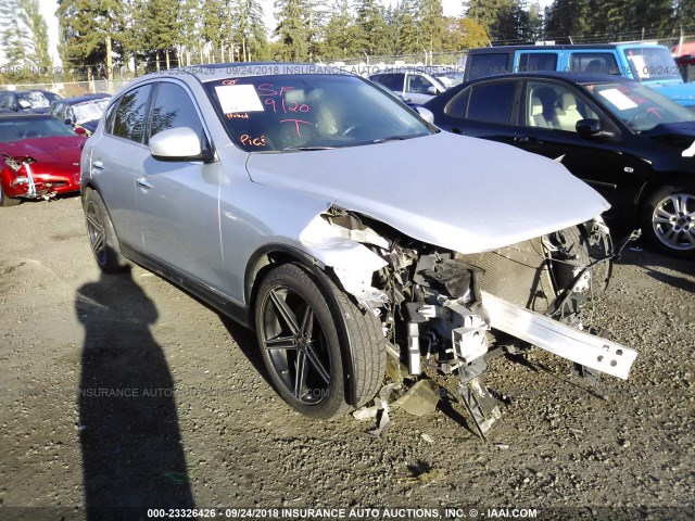 JNKAJ09FX8M354250 - 2008 INFINITI EX35 JOURNEY SILVER photo 1