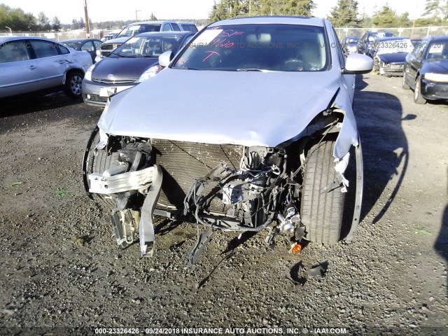 JNKAJ09FX8M354250 - 2008 INFINITI EX35 JOURNEY SILVER photo 6