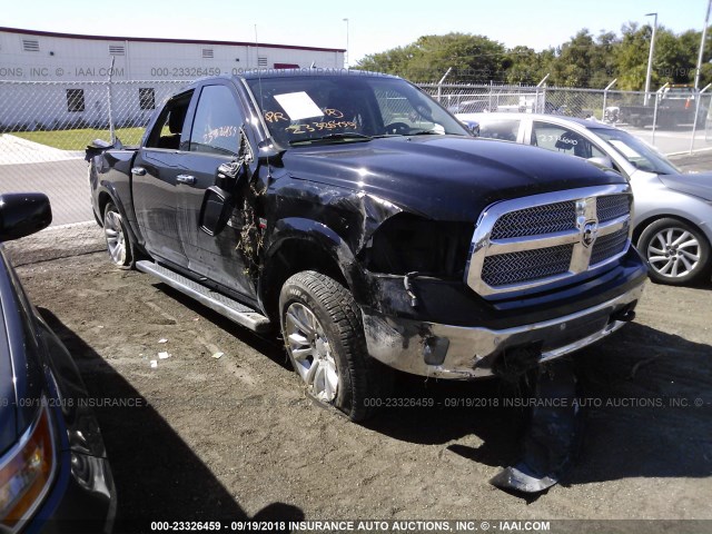 1C6RR6PT0ES278397 - 2014 RAM 1500 LONGHORN BLACK photo 6