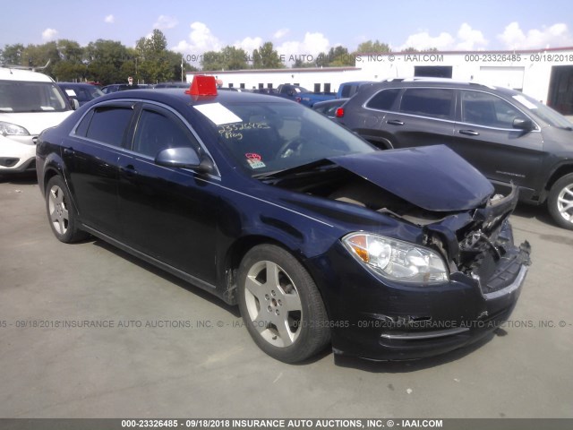 1G1ZH57B99F168923 - 2009 CHEVROLET MALIBU 1LT BLUE photo 1