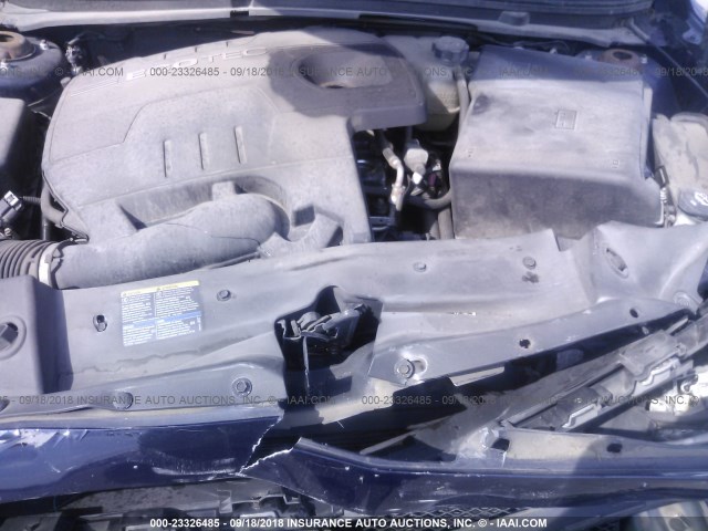 1G1ZH57B99F168923 - 2009 CHEVROLET MALIBU 1LT BLUE photo 10