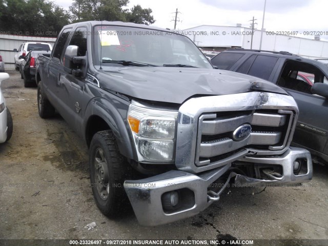 1FT7W2AT2BEC29349 - 2011 FORD F250 SUPER DUTY GRAY photo 1