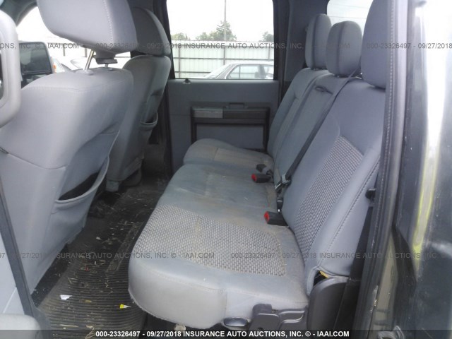 1FT7W2AT2BEC29349 - 2011 FORD F250 SUPER DUTY GRAY photo 8