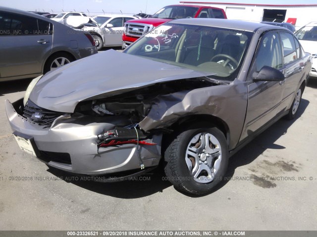 1G1ZS58F68F122631 - 2008 CHEVROLET MALIBU LS 棕色 照片 2