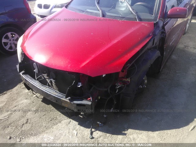 4T1BE46K87U145473 - 2007 TOYOTA CAMRY NEW GENERAT CE/LE/XLE/SE RED photo 6