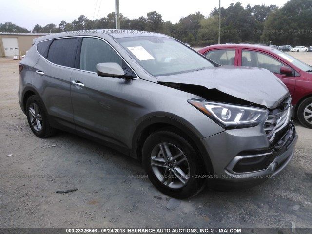 5NMZTDLB4HH015695 - 2017 HYUNDAI SANTA FE SPORT  GRAY photo 1