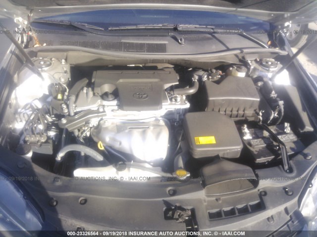4T1BF1FK9FU024106 - 2015 TOYOTA CAMRY LE/XLE/SE/XSE 银色 照片 10