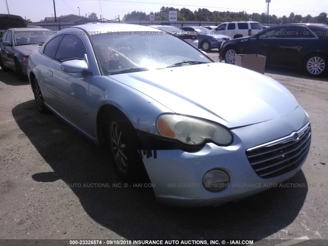 4C3AG52H34E119303 - 2004 CHRYSLER SEBRING LIMITED BLUE photo 1