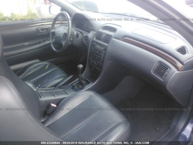 2T1CF22P3YC268723 - 2000 TOYOTA CAMRY SOLARA SE/SLE Bənövşəyi foto 5