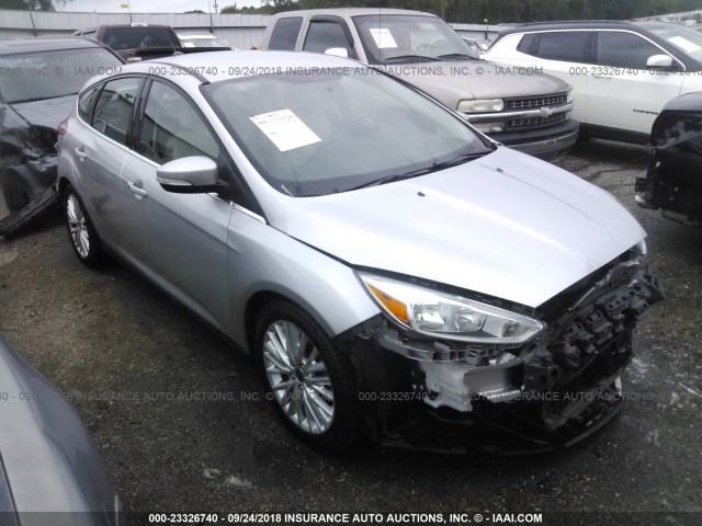 1FADP3N23GL339875 - 2016 FORD FOCUS TITANIUM SILVER photo 1