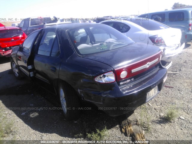 1G1JF54F337356249 - 2003 CHEVROLET CAVALIER LS 黑色 照片 3