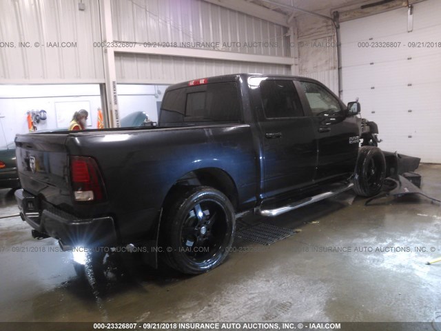 1C6RR7MT1DS661192 - 2013 RAM 1500 SPORT Dark Blue photo 4