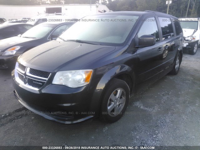 2D4RN3DG1BR743490 - 2011 DODGE GRAND CARAVAN MAINSTREET GRAY photo 2