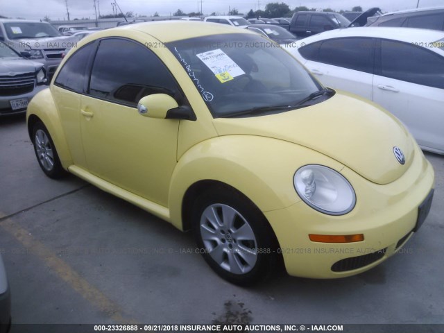 3VWPW31C69M514742 - 2009 VOLKSWAGEN NEW BEETLE S YELLOW photo 1