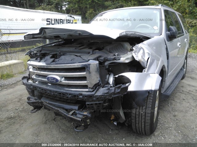 1FMJU1G57AEA93793 - 2010 FORD EXPEDITION XLT SILVER photo 6