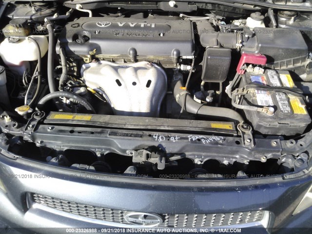 JTKDE177370197504 - 2007 TOYOTA SCION TC 蓝色 照片 10