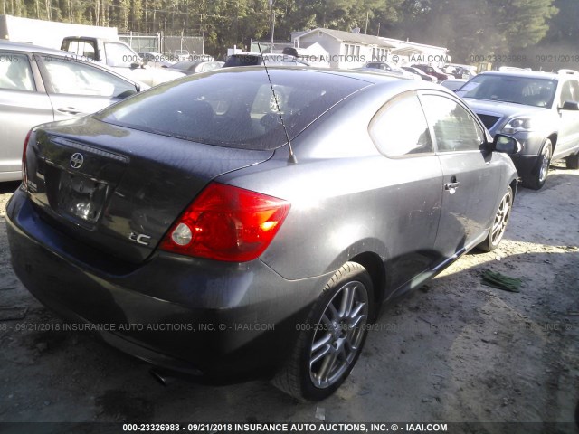 JTKDE177370197504 - 2007 TOYOTA SCION TC 蓝色 照片 4