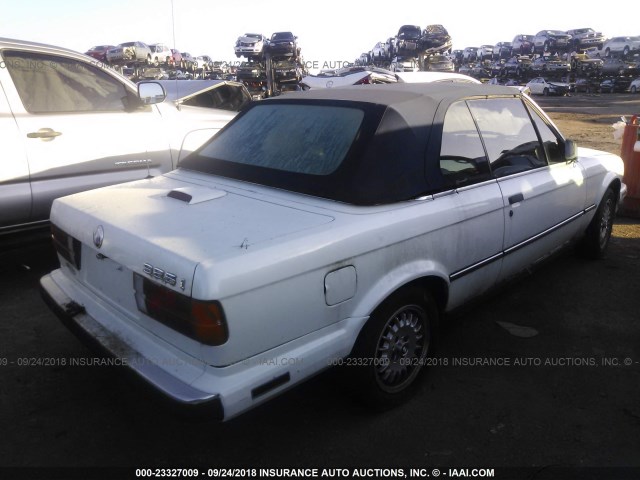 WBABB2301K8863952 - 1989 BMW 325 I AUTOMATIC WHITE photo 4