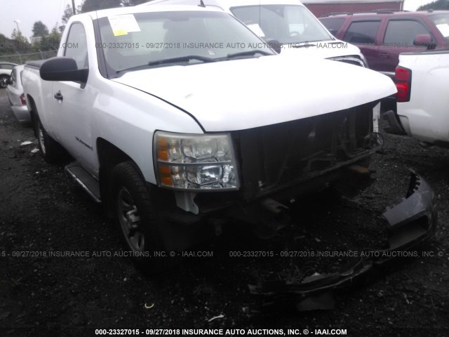 1GCEC14C77Z539745 - 2007 CHEVROLET SILVERADO C1500 WHITE photo 1