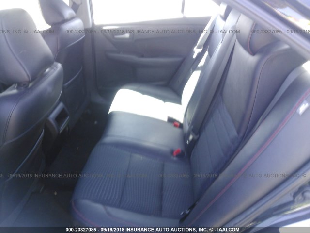 4T1BF1FK2FU872988 - 2015 TOYOTA CAMRY LE/XLE/SE/XSE 黑色 照片 8