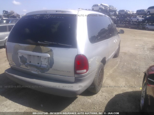 2B4GP4430YR723240 - 2000 DODGE GRAND CARAVAN SE/SPORT SILVER photo 4