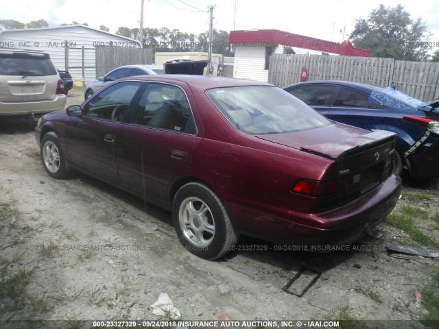 4T1BG22K8VU081663 - 1997 TOYOTA CAMRY CE/LE/XLE 栗色 照片 3