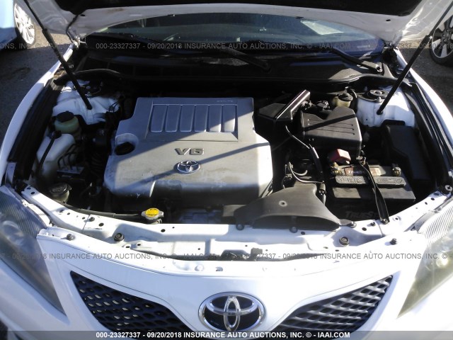4T1BK3EK7BU631303 - 2011 TOYOTA CAMRY SE/LE/XLE 白色 照片 10