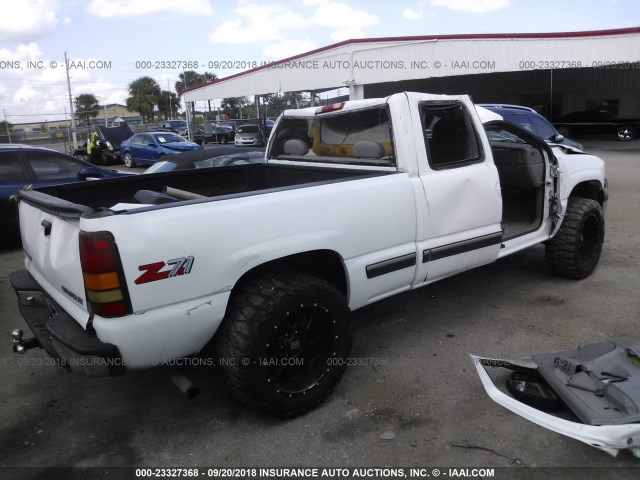 2GCEK19TXX1122883 - 1999 CHEVROLET SILVERADO K1500 WHITE photo 4
