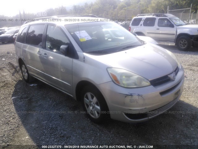 5TDZA23CX4S167975 - 2004 TOYOTA SIENNA CE/LE SILVER photo 1